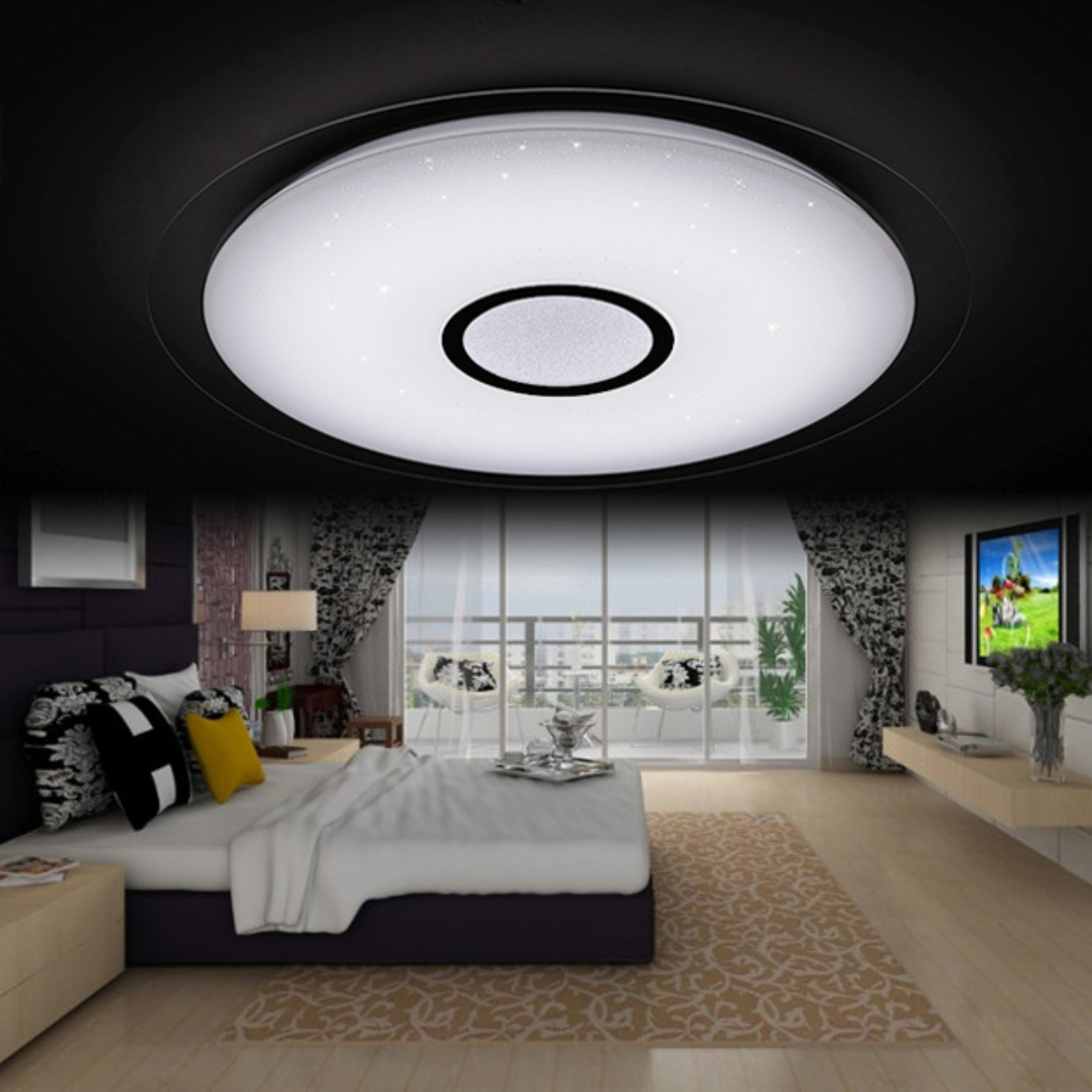 Light Weight Contemporary LED Ceiling Lights With High Power Factor And No Ripple Wave