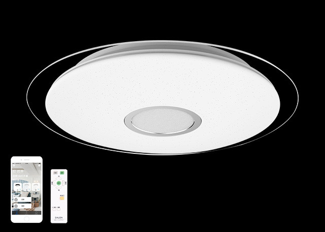 AC 220V 56W Smart LED Ceiling Light , Round LED Ceiling Light Adjustable By APP