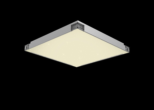 Versatile Square Low Profile LED Ceiling Light Dimmable By Wall Switch / Remote Control